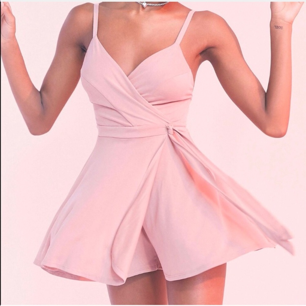 Urban Outfitters - Kimchi Blue Romper - Dusty Rose